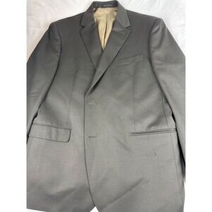 Lauren Ralph Lauren Mens 46R Wool Suit Jacket Blazer Charcoal‎ Gray
